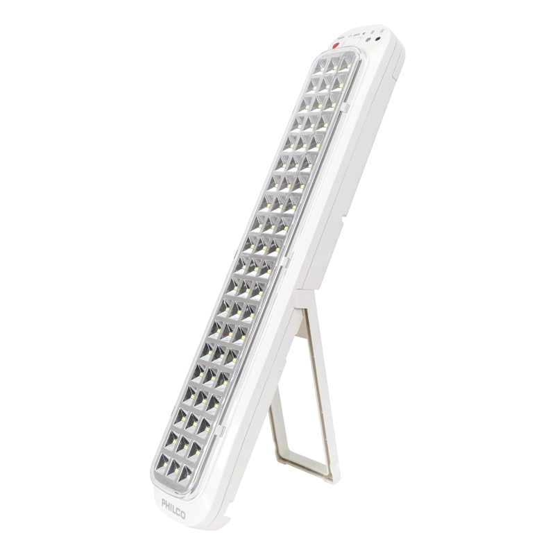 LAMPARA DE EMERGENCIA PHILCO 60 LED ILUMINACION ALTA Y BAJA OPEN BOX - 4