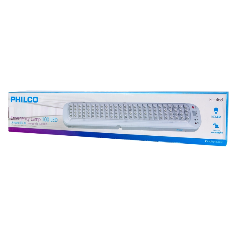 LAMPARA DE EMERGENCIA PHILCO 100 LED OPEN BOX - 3