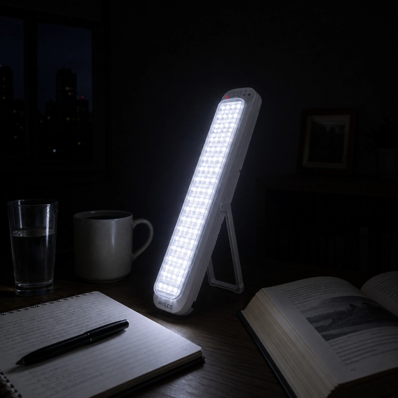 LAMPARA DE EMERGENCIA PHILCO 100 LED OPEN BOX - 4