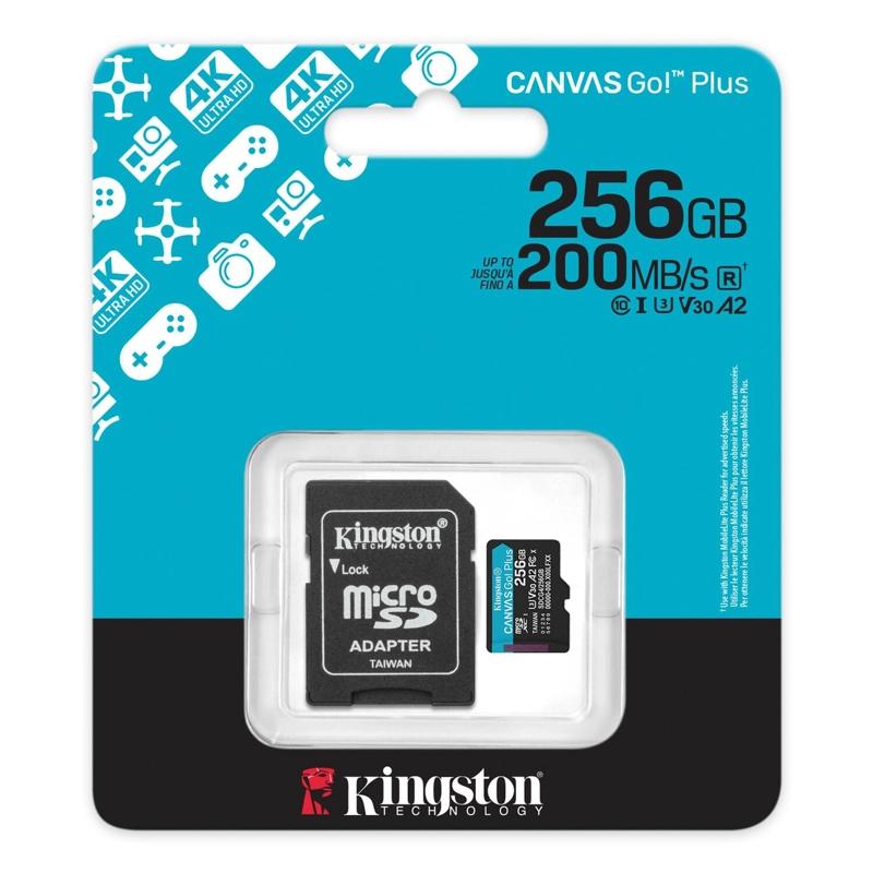 SDCG4/256GB MICROSDXC CANVAS GO PLUS GEN4 200MB/S A2 U3 V30 - 3
