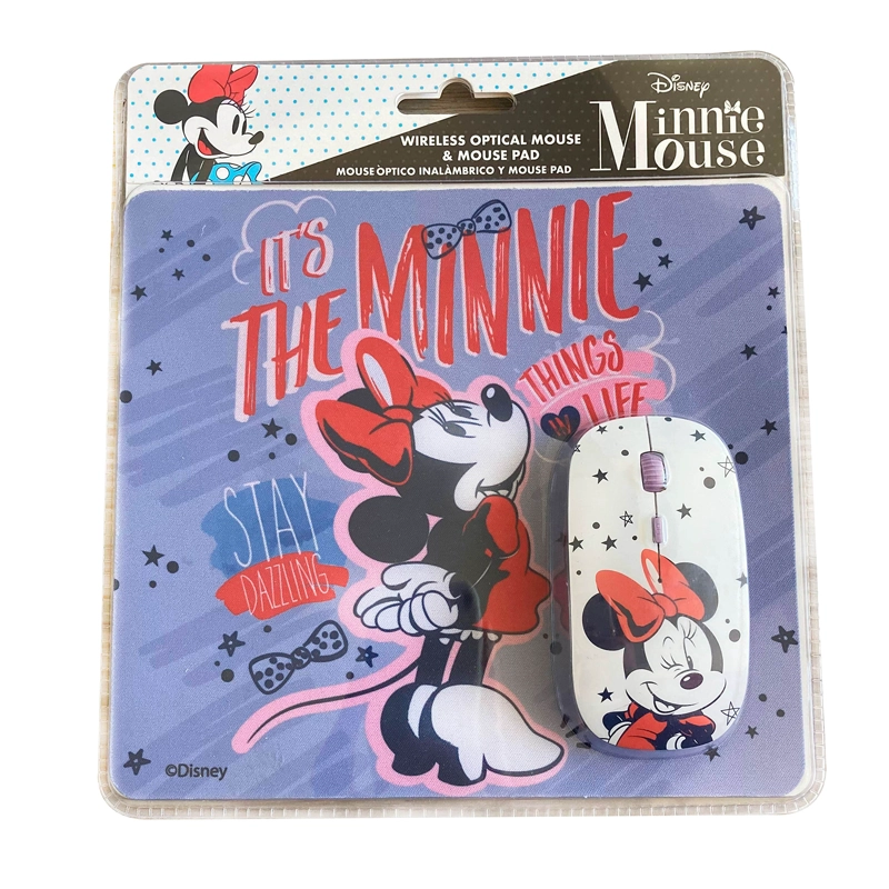 76410N-NOC KIT MOUSE INALAMBRICO Y MOUSE PAD MINNIE 2 - 1