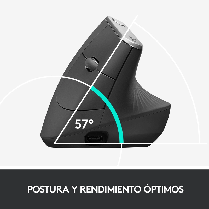 MOUSE, MX VERTICAL, GRAFITO - 7