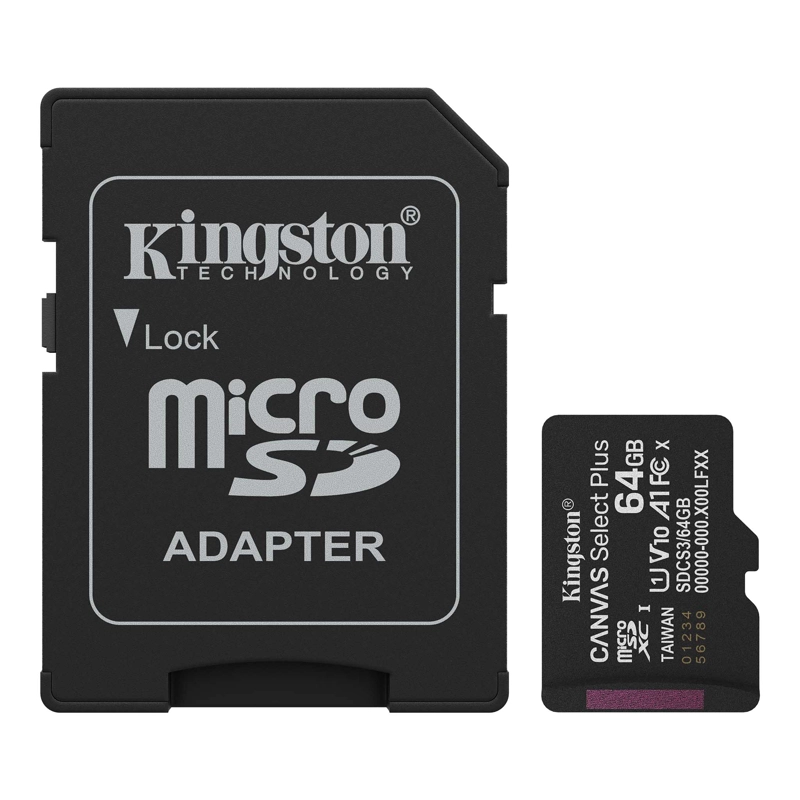 SDCS3/64GB 64GB MICROSDXC CANVAS SELECT PLUS GEN3 100MB/S A1 - 4