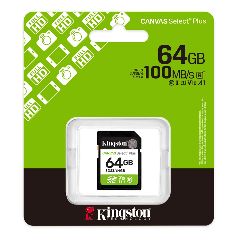 SDS3/64GB 64GB SDXC CANVAS SELECT PLUS GEN3 100MB/S - 3