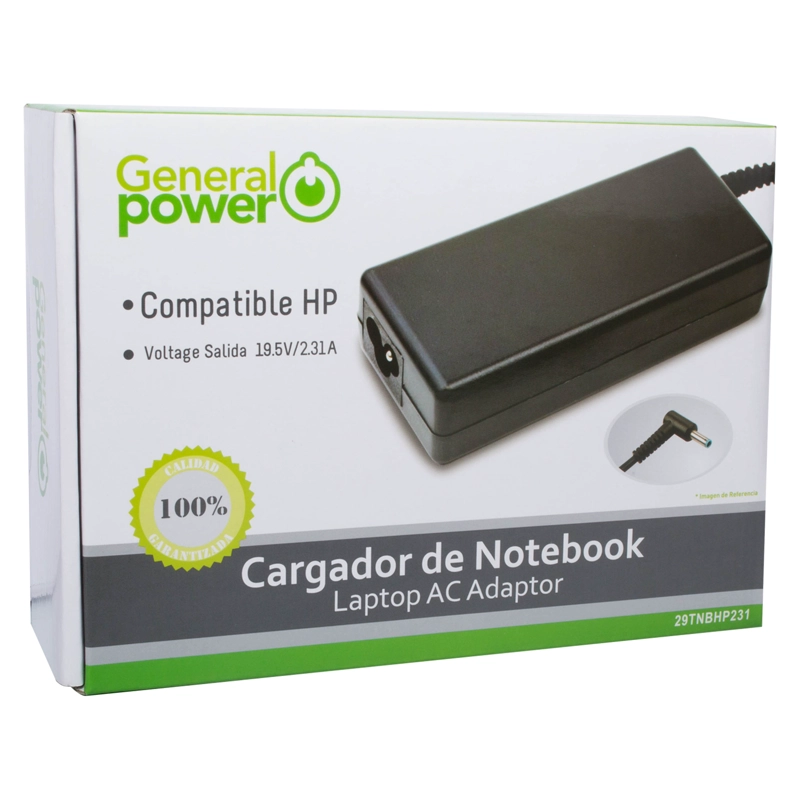 CARGADOR ULTRABOOK HP 19.5V/2.31A  (4.5*3.0) - 5