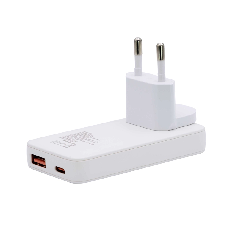 QC668 CARG. PARED S/RAPIDO 65W ULTRA PLANO USB A Y TIPO C - 3