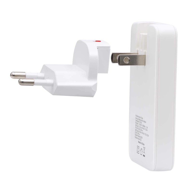 QC668 CARG. PARED S/RAPIDO 65W ULTRA PLANO USB A Y TIPO C - 5