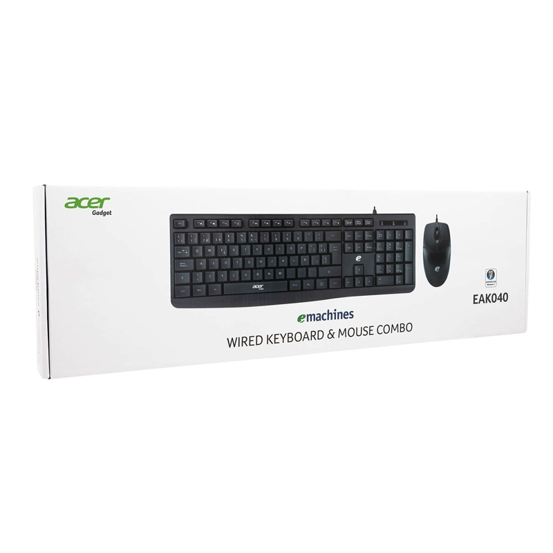 EAK040 SP COMBO TECLADO + MOUSE NEGROS ACER - 1