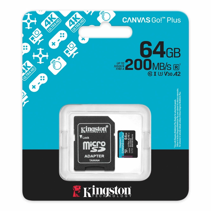 TARJETA MICROSDXC PLUS GEN 4 64GB - 2