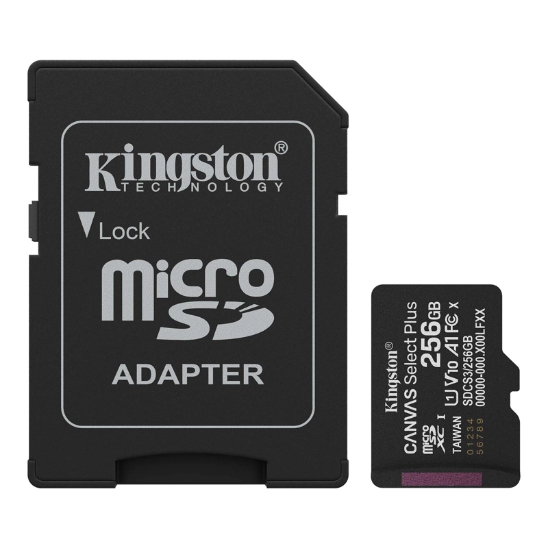 TARJETA MICROSDXC  PLUS 256GB CON ADAPTADOR SD - 2