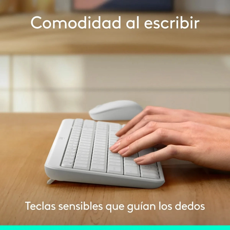 TECLADO LOGITECH K250 BLANCO (ESP) (920-013446) - 3