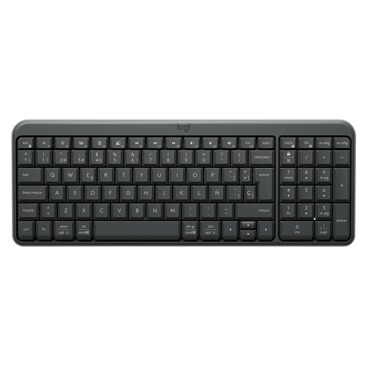 TECLADO LOGITECH K250 GRAFITO (ESP) - 1