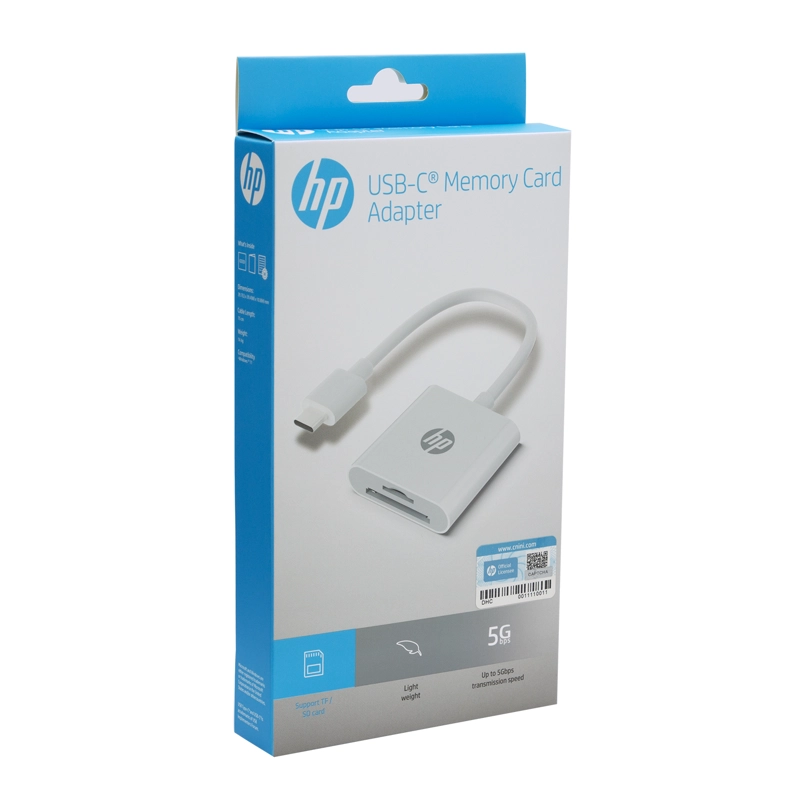 LECTOR DE TARJETAS USB-C A SD/TF HP - 6