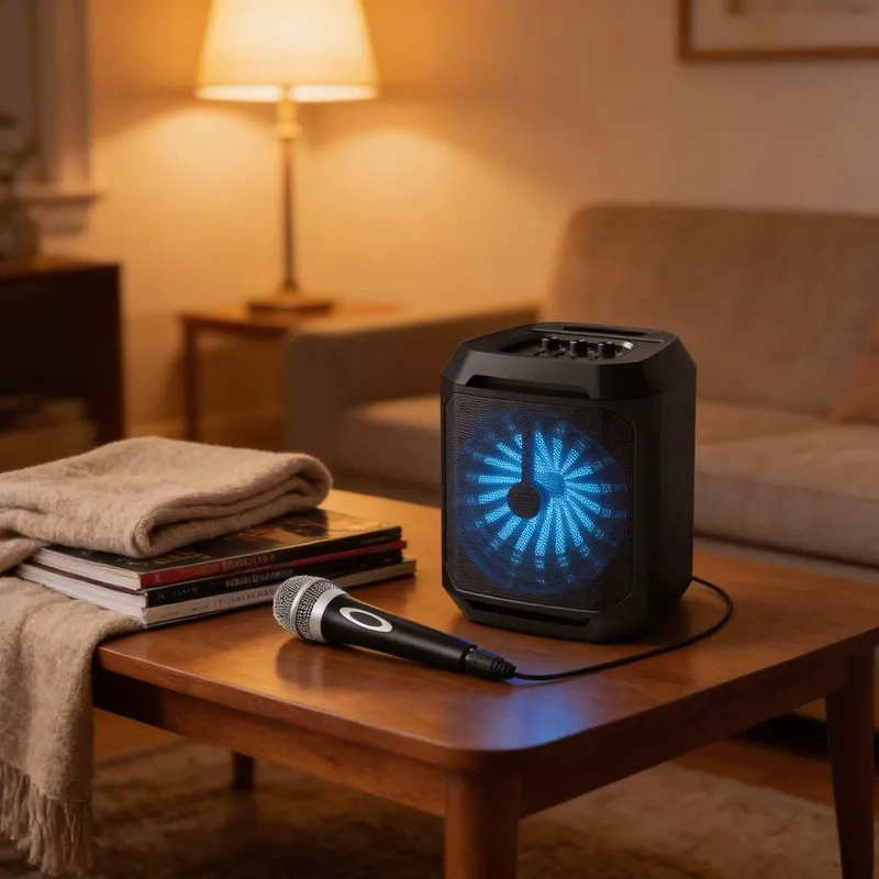 PARLANTE PHILIPS TA2208 + MICROFONO DM250 - 2