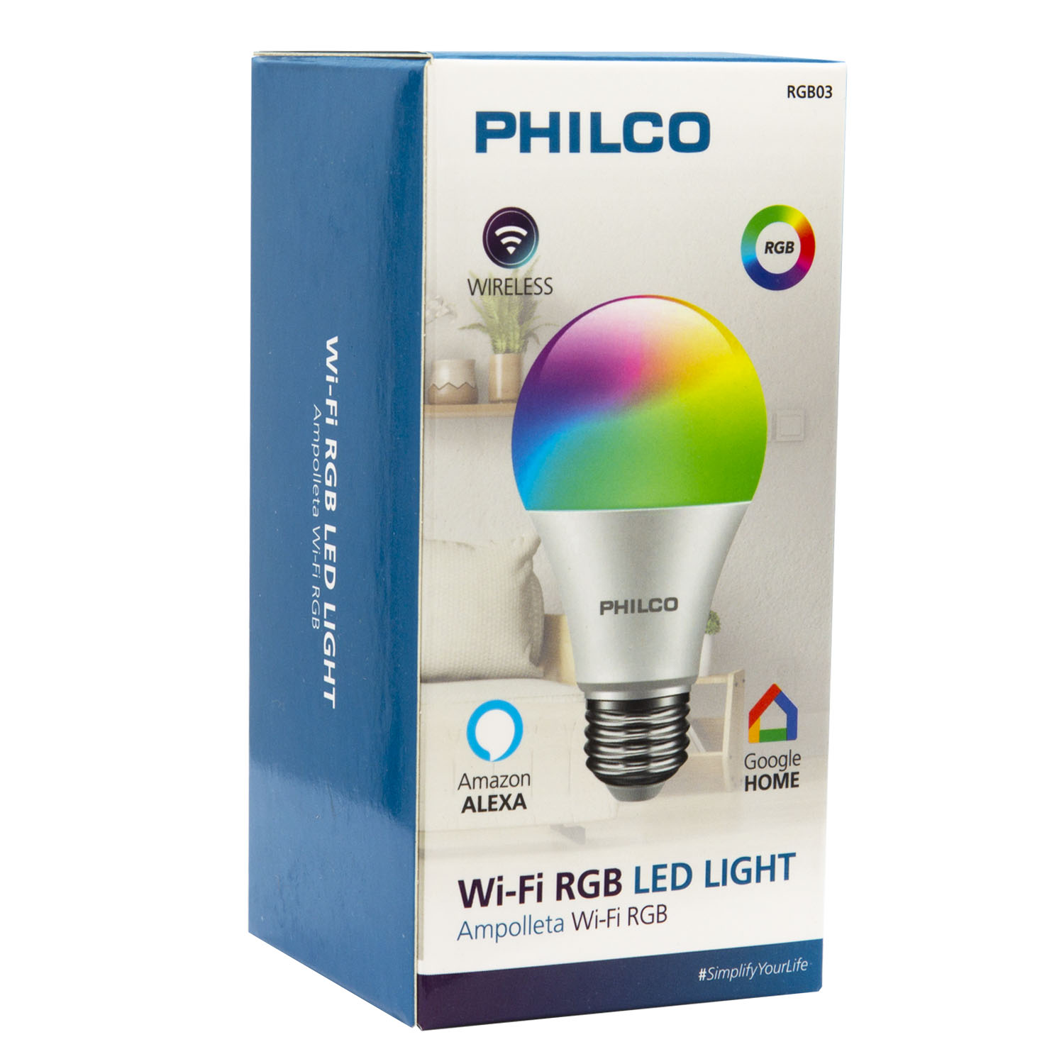 AMPOLLETA LED WI-FI MULTICOLOR PHILCO - 4