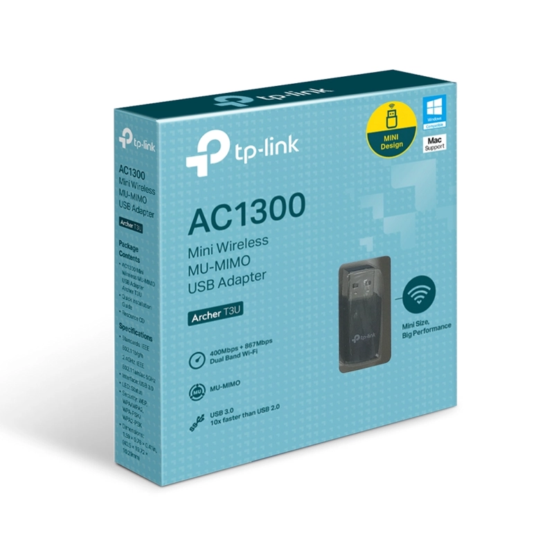 ADAPTADOR USB WIFI AC1300 MINI MU-MIMO - 2