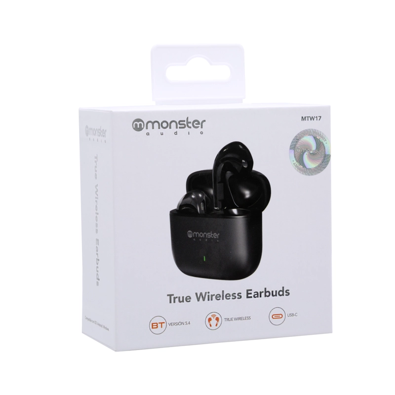 AUDIFONOS BLUETOOTH TRUE WIRELESS MONSTER TW17 METAL GREY - 5