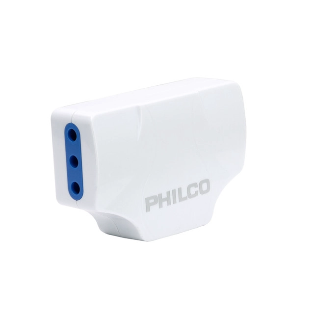 ENCHUFE TRIPLE PLANO 2500W 10A BLANCO - 4