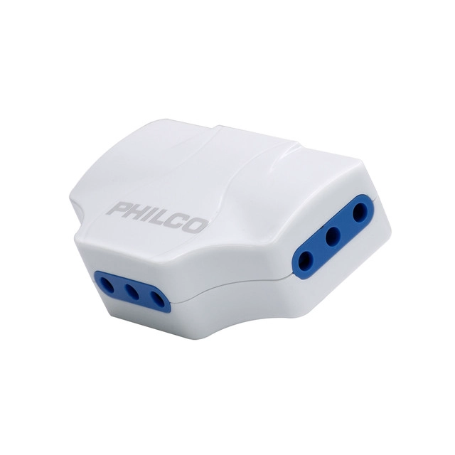 ENCHUFE TRIPLE PLANO 2500W 10A BLANCO - 5