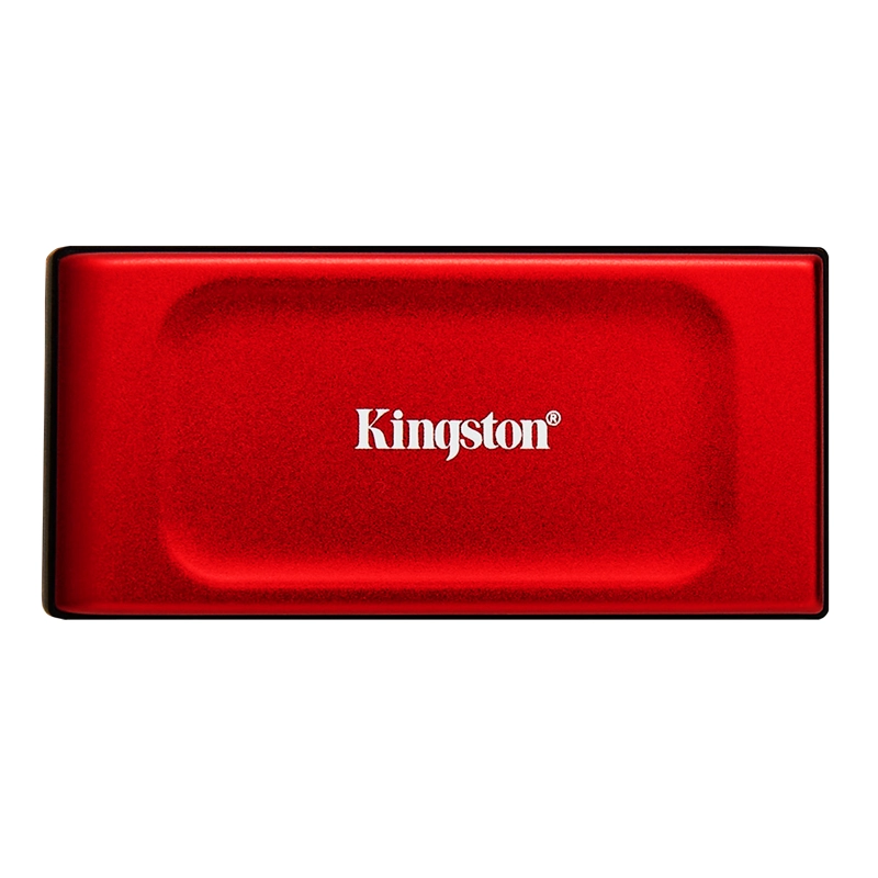 UNIDAD SOLIDA EXTERNA KINGSTON XS1000R 1TB COLOR ROJO - 1