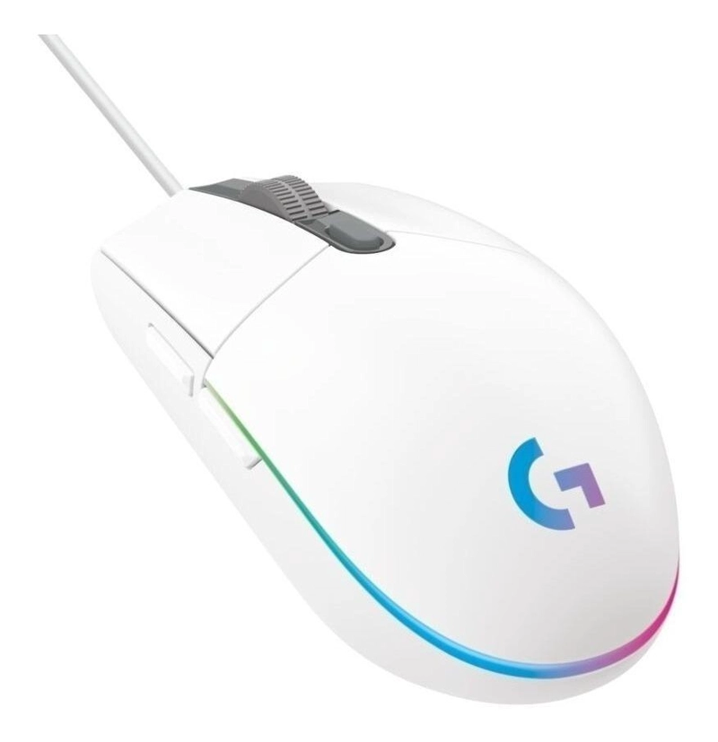 MOUSE LOGITECH G203 LIGHTSYNC WHITE - 1