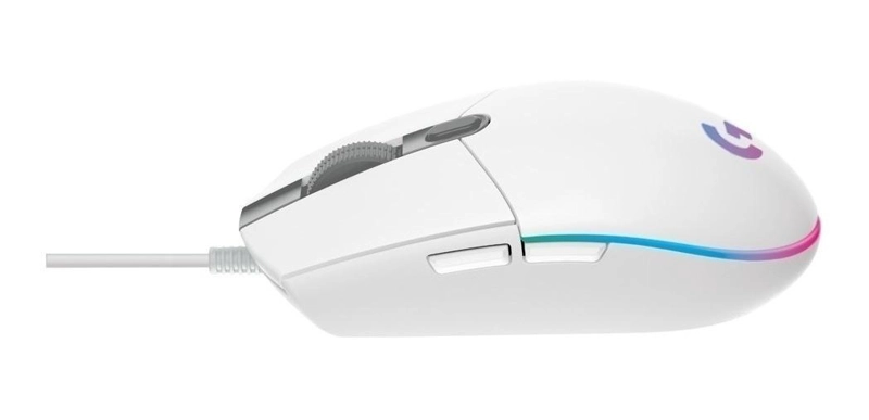MOUSE LOGITECH G203 LIGHTSYNC WHITE - 2