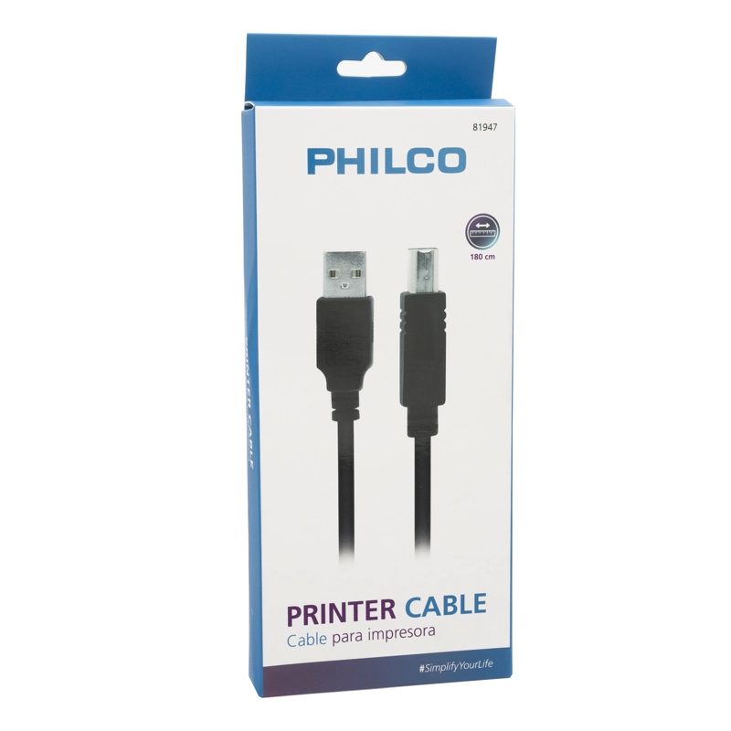 CABLE PARA IMPRESORA 1.8 METROS - 1