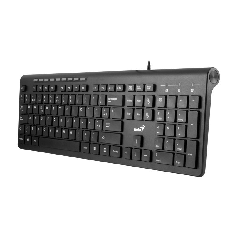 SLIMSTAR 230 TECLADO ALAMBRICO USB NEGRO - 2