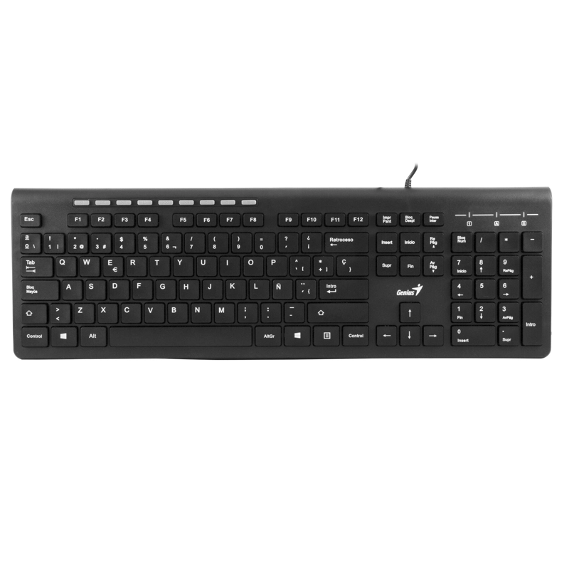 SLIMSTAR 230 TECLADO ALAMBRICO USB NEGRO - 3