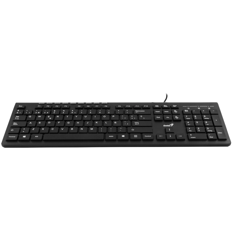 SLIMSTAR 230 TECLADO ALAMBRICO USB NEGRO - 4