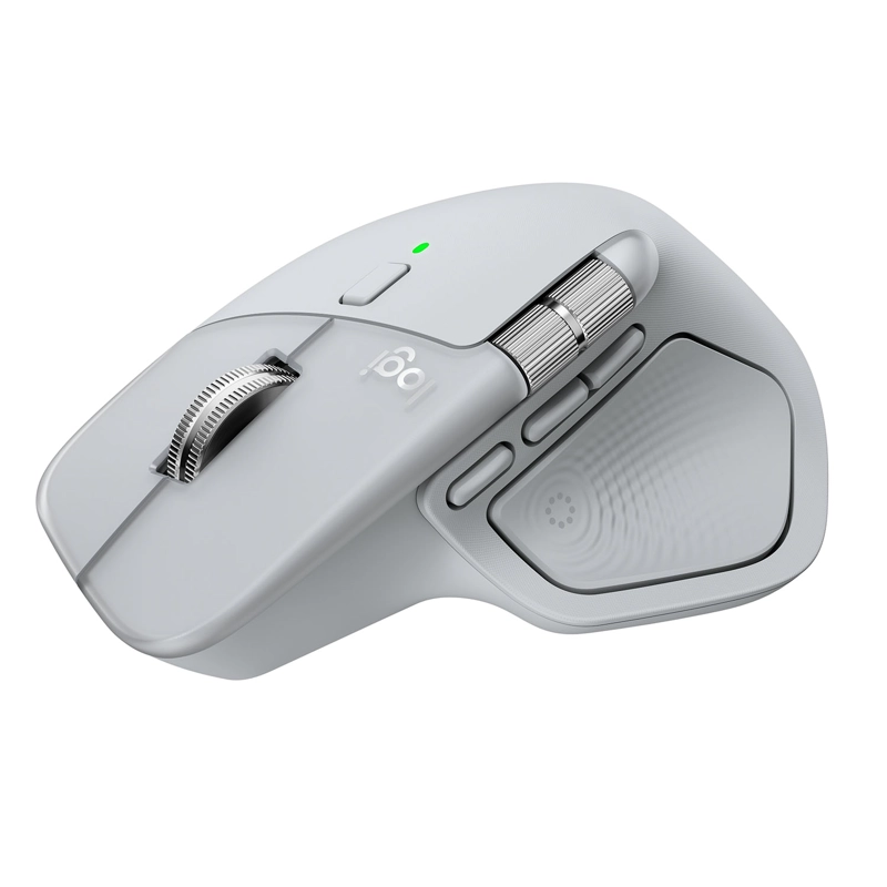 MOUSE INALAMBRICO LOGITECH MX MASTER 4 – GRIS PALIDO - 2