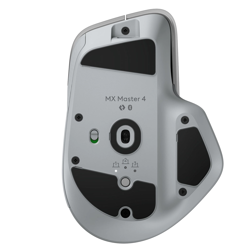 MOUSE INALAMBRICO LOGITECH MX MASTER 4 – GRIS PALIDO - 3