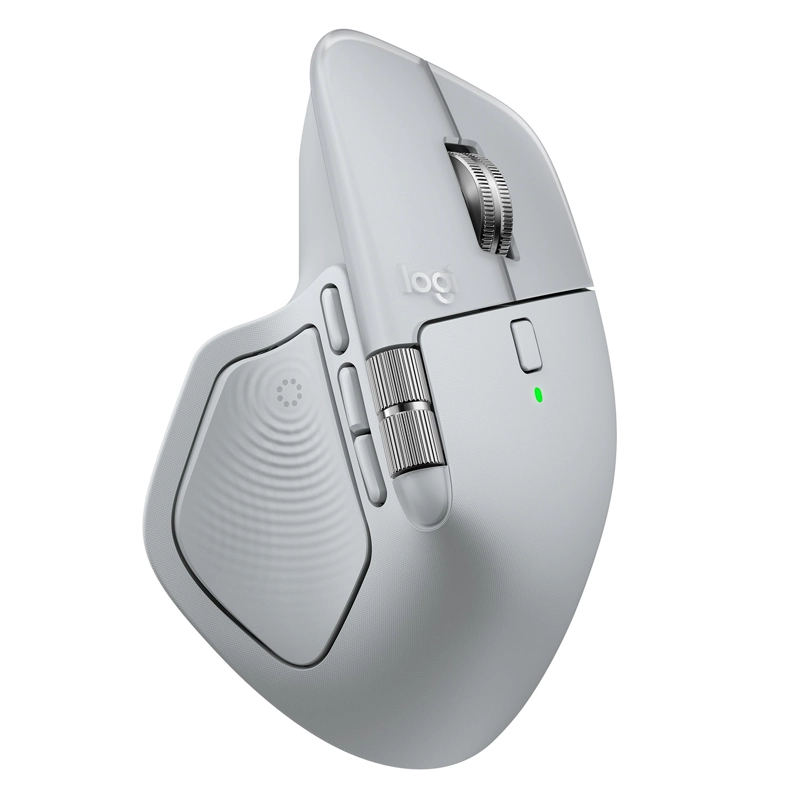 MOUSE INALAMBRICO LOGITECH MX MASTER 4 – GRIS PALIDO - 5