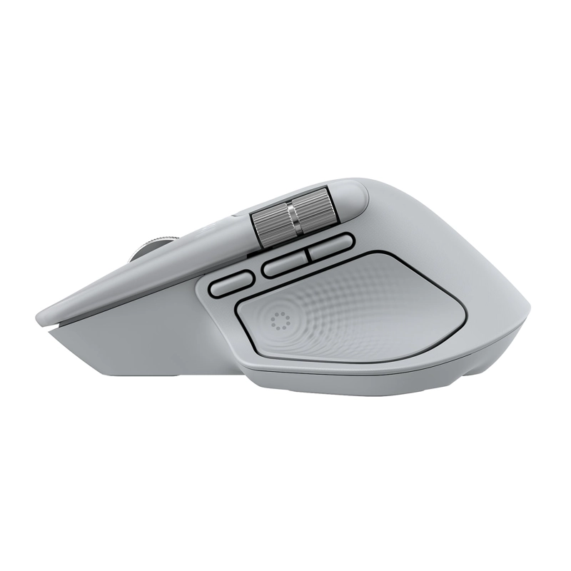 MOUSE INALAMBRICO LOGITECH MX MASTER 4 – GRIS PALIDO - 6