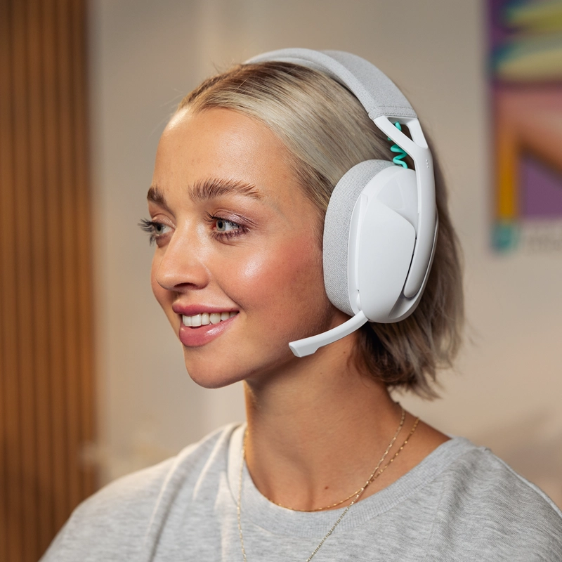 AUDIFONOS CON MICROFONO LOGITECH G321 INALAMBRICOS – BLANCO - 8