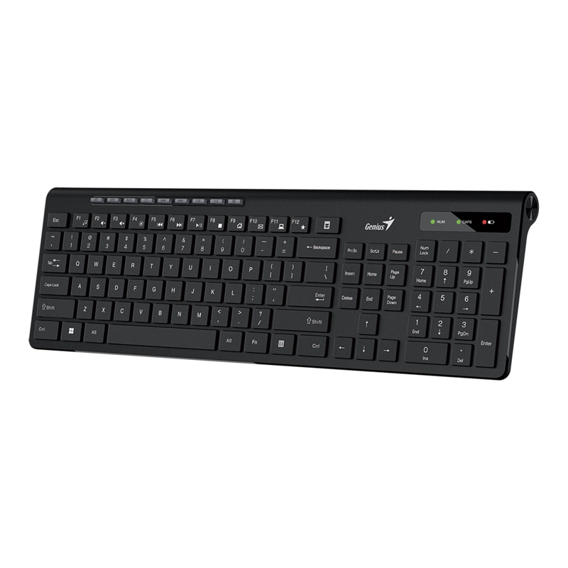 TECLADO INALAMBRICO ERGONOMICO CHERRY SLIMSTAR 7230 – NEGRO - 1