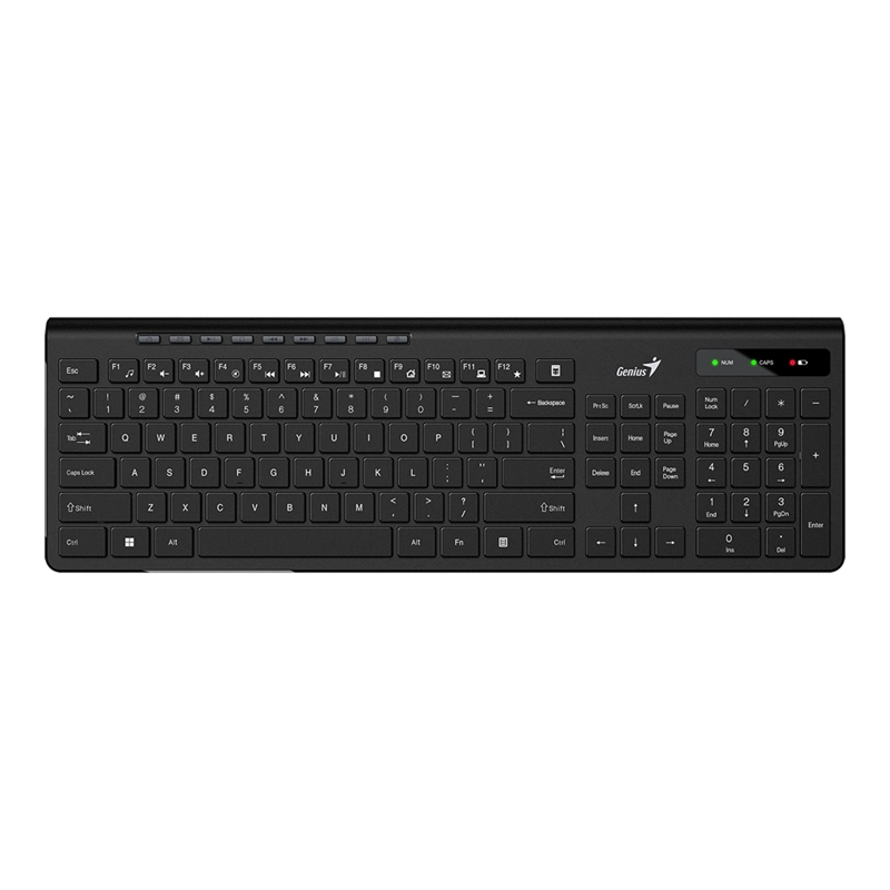 TECLADO INALAMBRICO ERGONOMICO CHERRY SLIMSTAR 7230 – NEGRO - 3