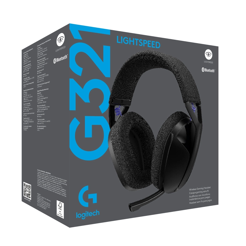 AUDIFONOS CON MICROFONO LOGITECH G321 INALAMBRICOS – NEGRO - 6