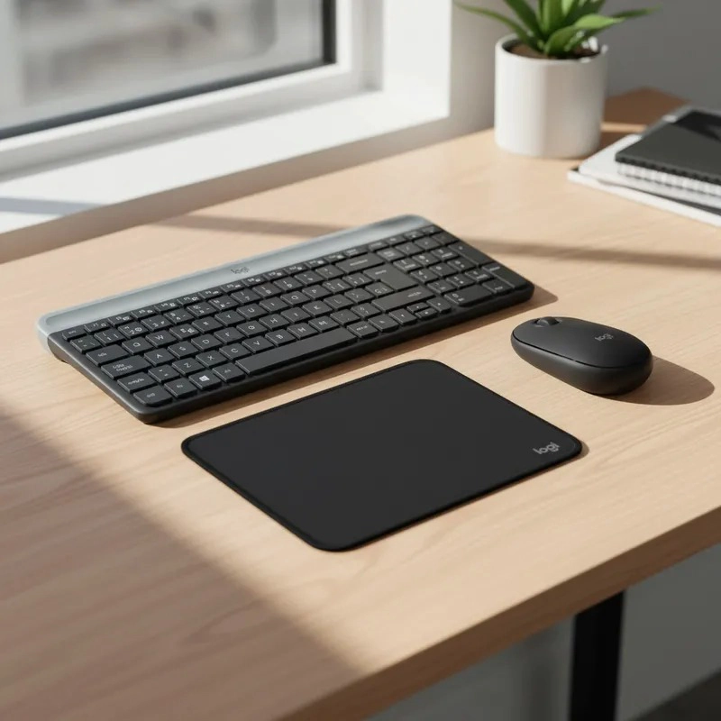 KIT INALAMBRICO LOGITECH MK470+ MOUSEPAD COG74 - 4