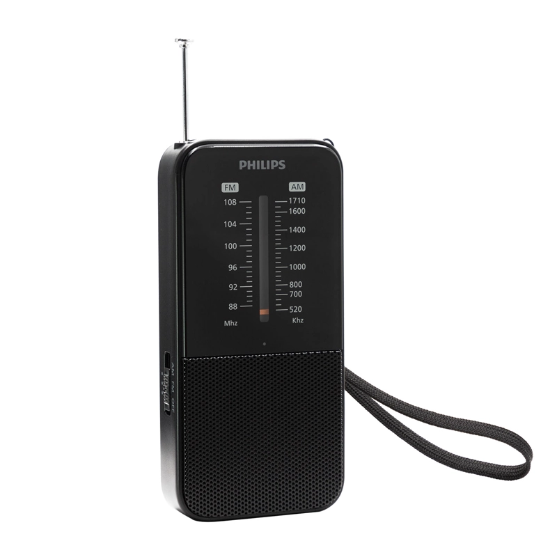 RADIO PORTATIL PHILIPS TAR1509 AM/FM CON PILAS – NEGRO - 1