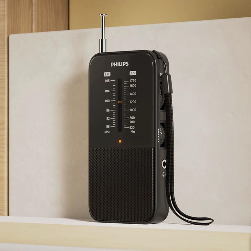 RADIO PORTATIL PHILIPS TAR1509 AM/FM CON PILAS – NEGRO - 7