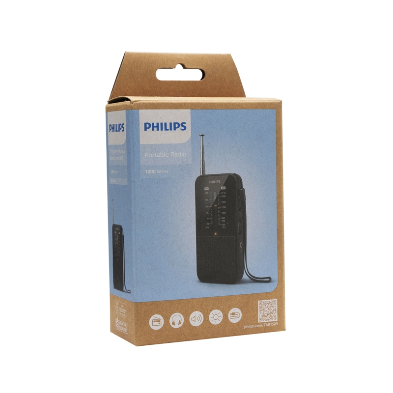 RADIO PORTATIL PHILIPS TAR1509 AM/FM CON PILAS – NEGRO - 8