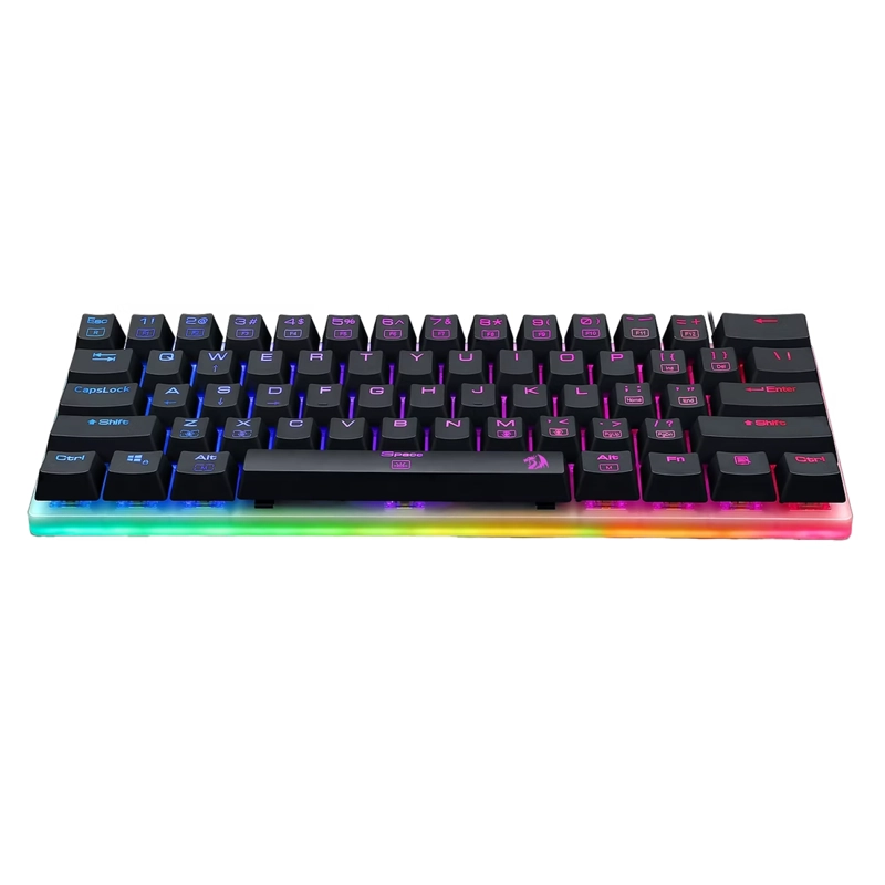 K605 TECLADO GAMER MECANICO ALAMBRICO GIGANTE 58 CM MULTICOLOR - 2