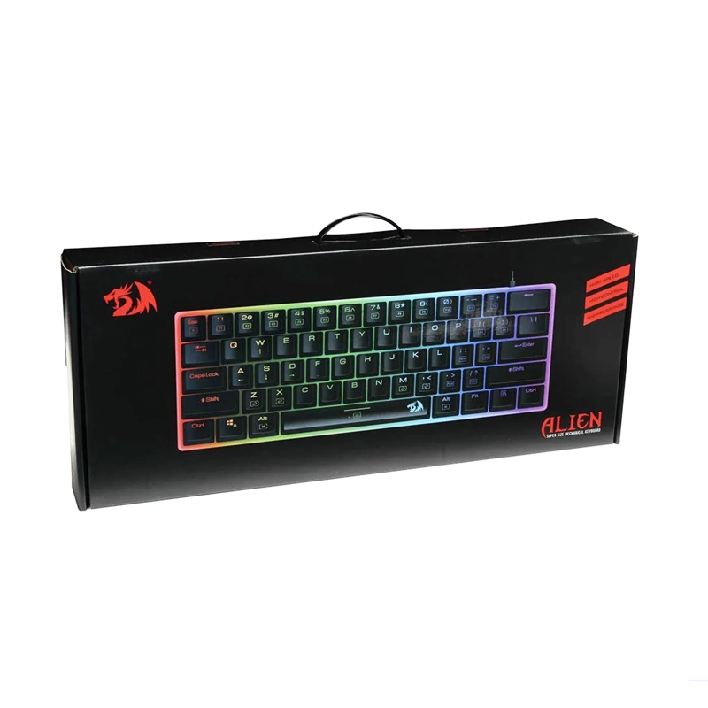 K605 TECLADO GAMER MECANICO ALAMBRICO GIGANTE 58 CM MULTICOLOR - 4