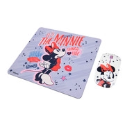 KIT MOUSE INALAMBRICO + MOUSE PAD MINNIE OPEN BOX - 1