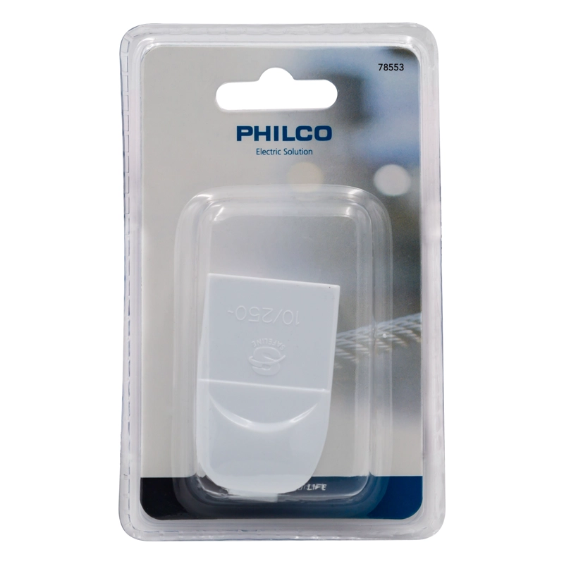 ENCHUFE HEMBRA 2P + T 78553 BLANCO PHILCO - 1