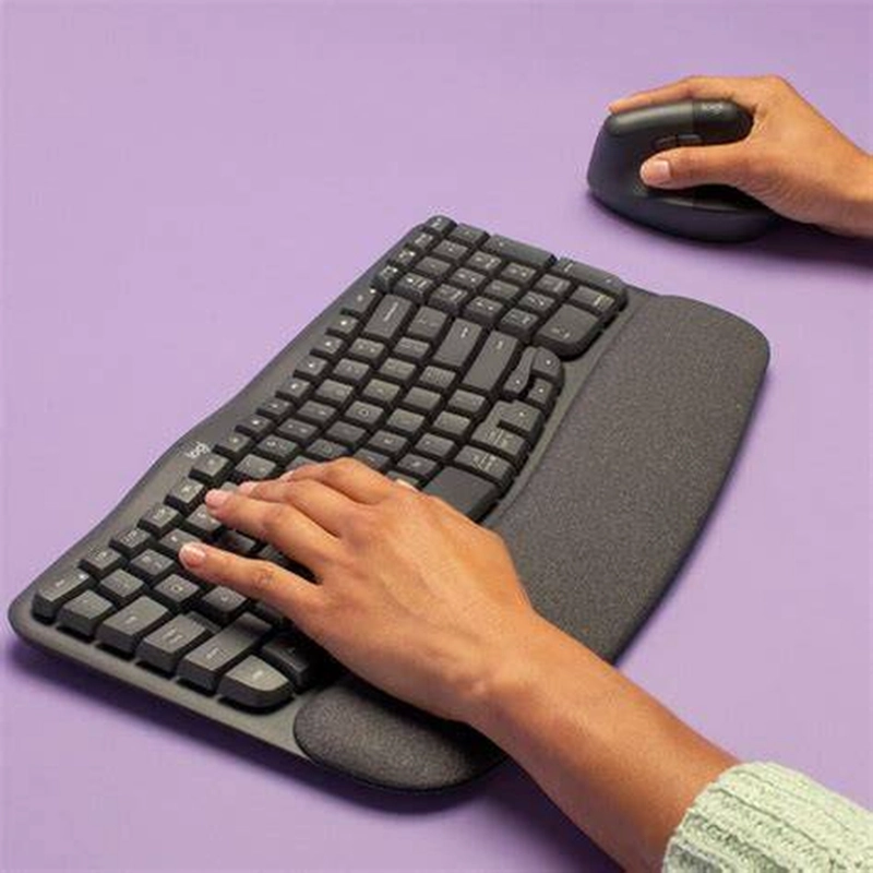 COMBO LOGITECH WAVE KEYS + MOUSE LIFT GRAFITO - 3