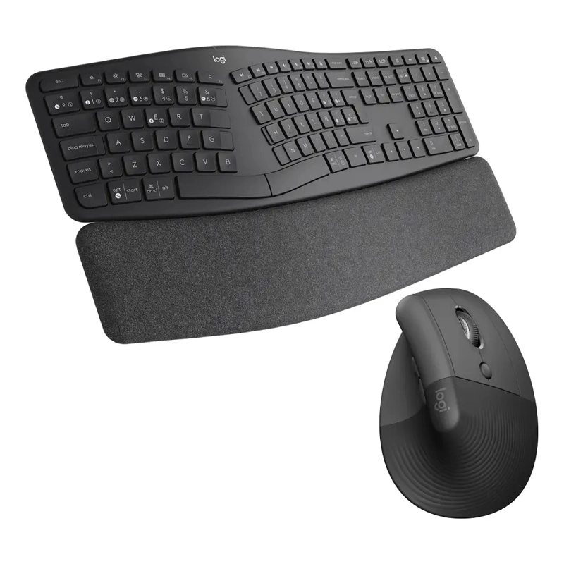 COMBO LOGITECH K860 + MOUSE LIFT GRAFITO - 1