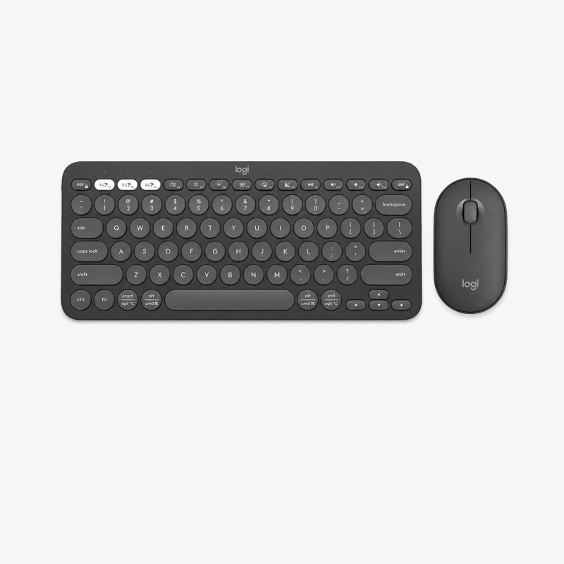 COMBO LOGITECH K380 + M350 GRAFITO - 1