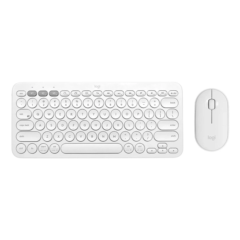 COMBO LOGITECH K380 + M350 BLANCO - 1